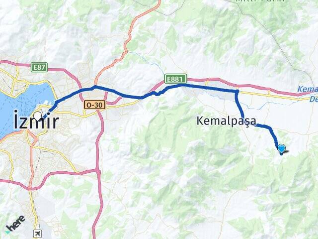Yukarıkızılca Basmane Tren Garı Arası Kaç Km - Yol Tarifi