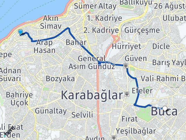 Çankaya Buca Arası Kaç Km - Yol Tarifi
