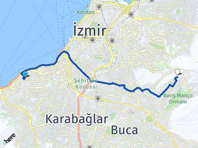 Çankaya Tınaztepe Üniversitesi Arası Kaç Km - Yol Tarifi