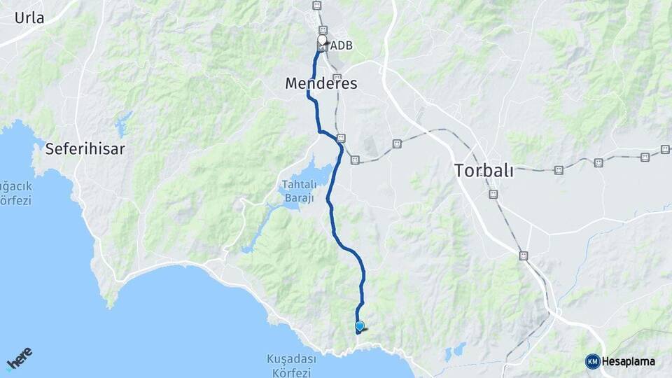 Ahmetbeyli Adnan Menderes Havalimanı Arası Kaç Km - Yol Tarifi