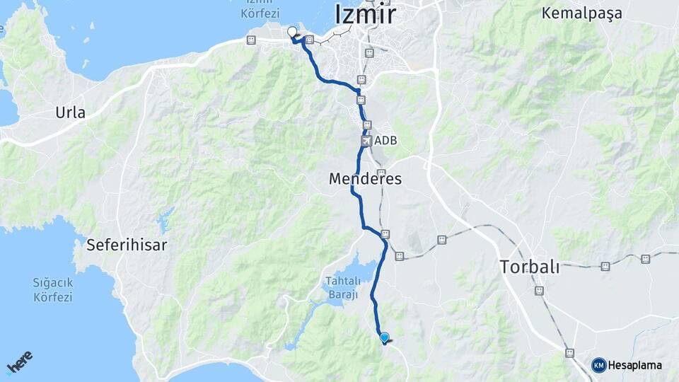Ataköy Balçova Arası Kaç Km - Yol Tarifi