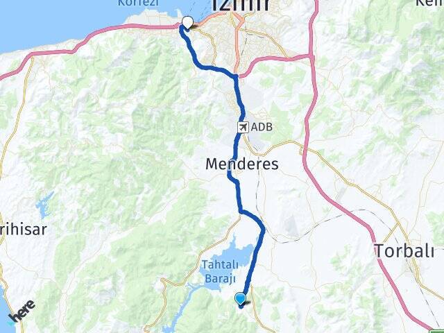 Değirmendere İzmir Demokrasi Üniversitesi Arası Kaç Km - Yol Tarifi