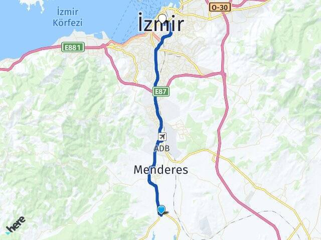 Develi Basmane Tren Garı Arası Kaç Km - Yol Tarifi