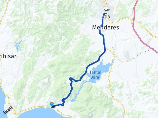 Gümüldür Cumhuriyet Adnan Menderes Havalimanı Arası Kaç Km - Yol Tarifi