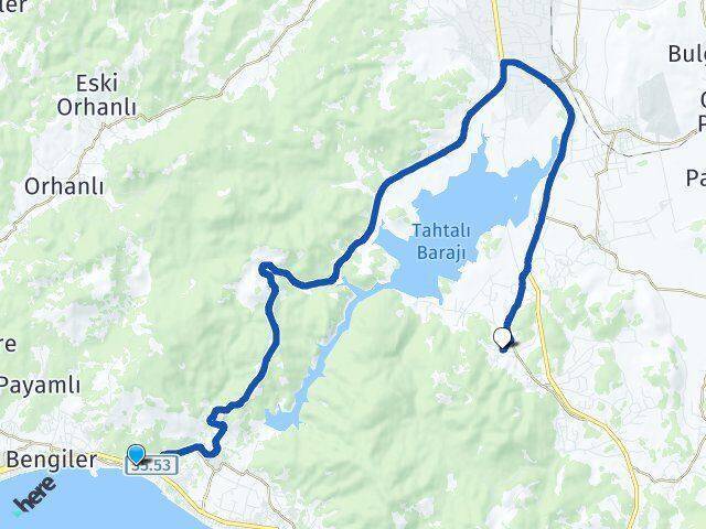 Gümüldür Cumhuriyet Değirmendere Arası Kaç Km - Yol Tarifi