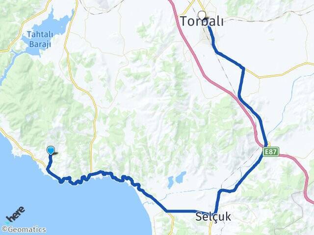Özdere Cumhuriyet Torbalı Arası Kaç Km - Yol Tarifi