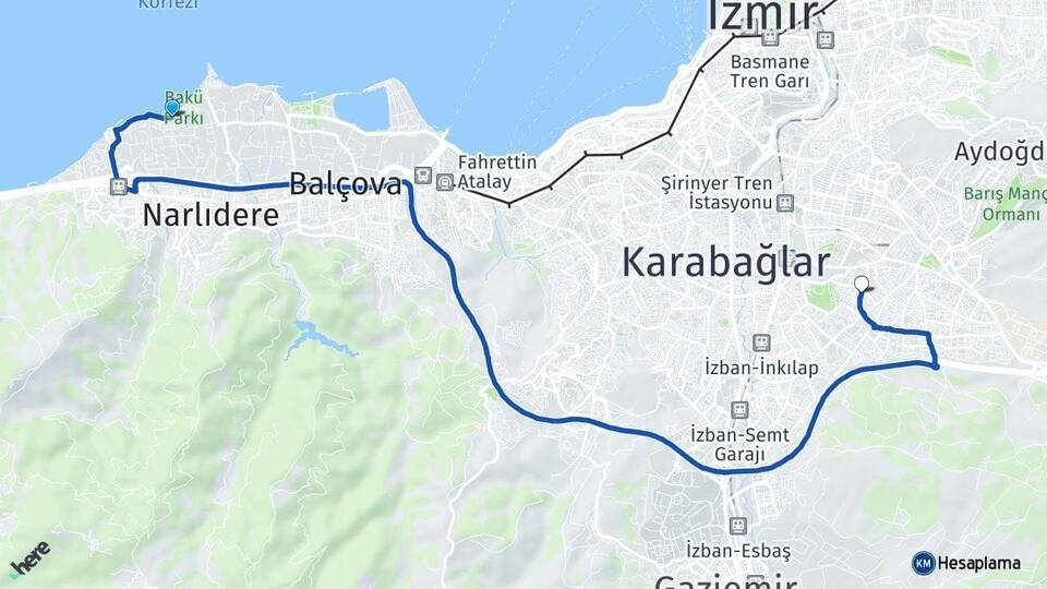 Sahilevleri Buca Arası Kaç Km - Yol Tarifi