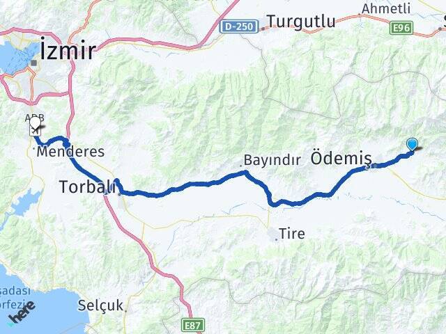 Birgi Adnan Menderes Havalimanı Arası Kaç Km - Yol Tarifi