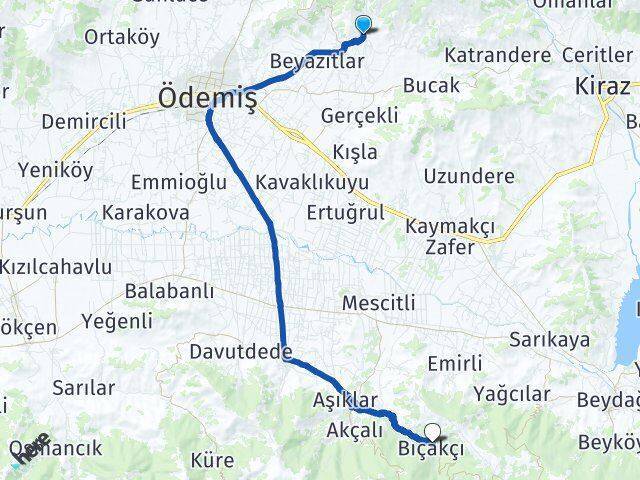 Birgi Bıçakçı Arası Kaç Km - Yol Tarifi