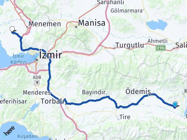Çaylı Bakırçay Üniversitesi Arası Kaç Km - Yol Tarifi