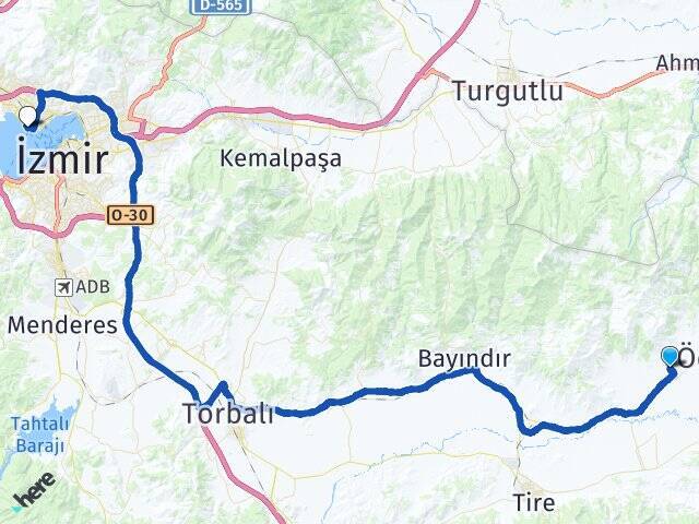 Demircili Bostanlı Vapur İskelesi Arası Kaç Km - Yol Tarifi