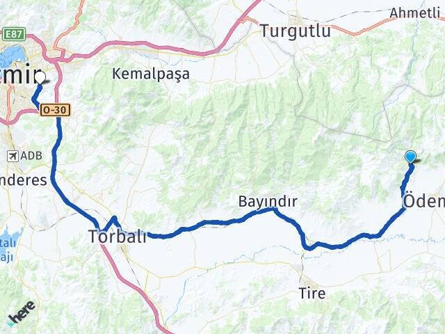 Dereuzunyer Tınaztepe Üniversitesi Arası Kaç Km - Yol Tarifi