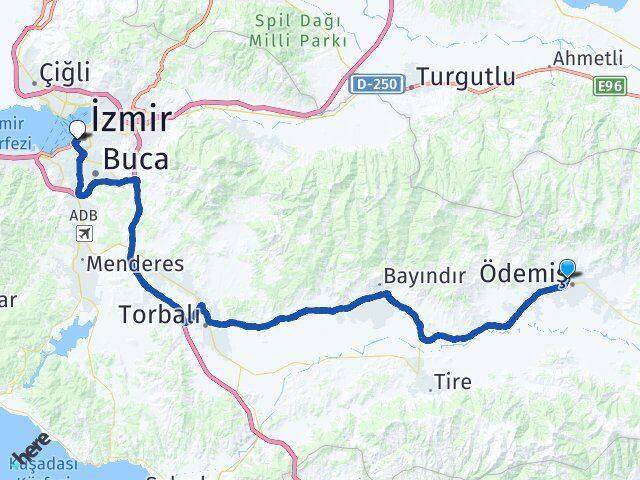 Mimar Sinan Konak Arası Kaç Km - Yol Tarifi
