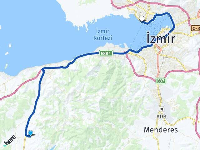 Ulamış Bostanlı Vapur İskelesi Arası Kaç Km - Yol Tarifi