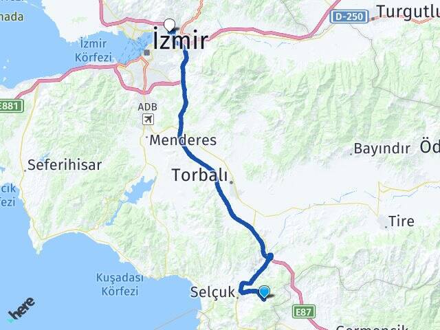 Şirince Manavkuyu Arası Kaç Km - Yol Tarifi