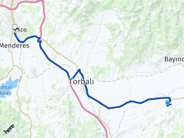 Eskioba Adnan Menderes Havalimanı Arası Kaç Km - Yol Tarifi