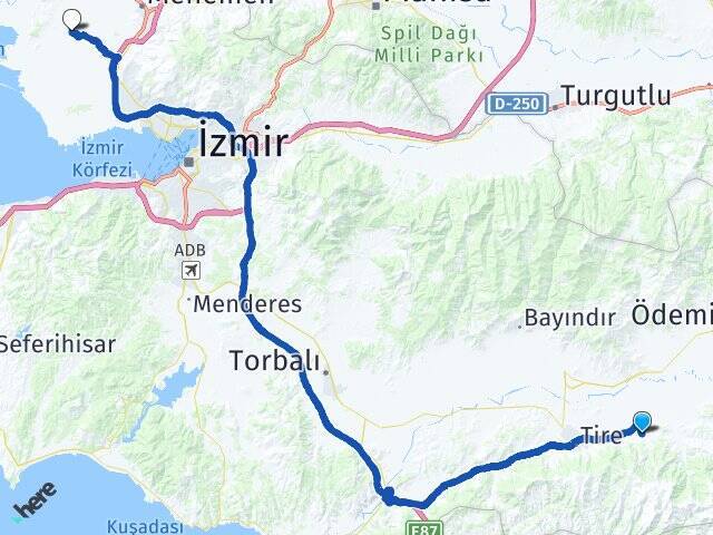 Kireli Bakırçay Üniversitesi Arası Kaç Km - Yol Tarifi