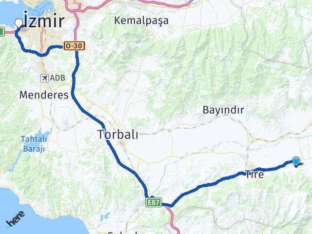 Peşrefli Üçkuyular Feribot İskelesi Arası Kaç Km - Yol Tarifi