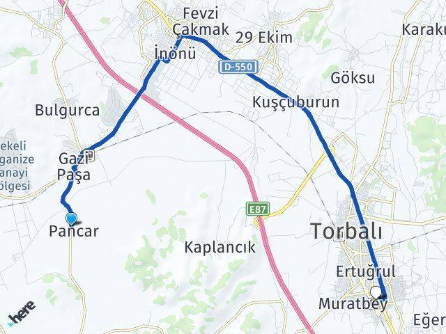Pancar Tepeköy Arası Kaç Km - Yol Tarifi