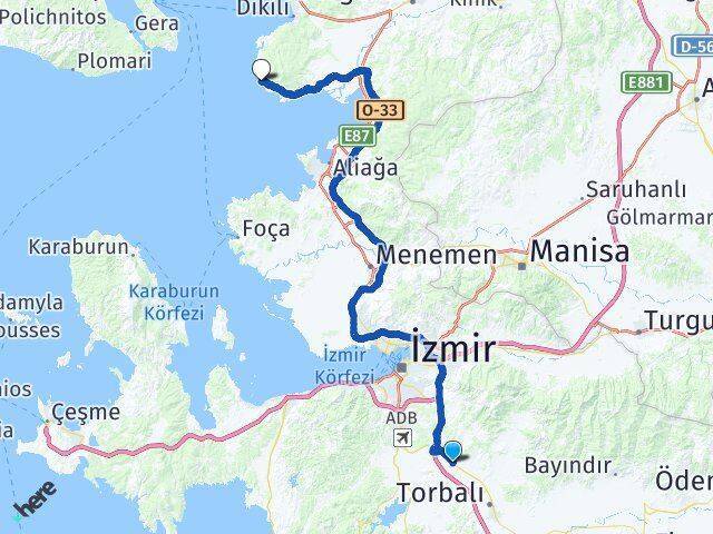 Türkmenköy Denizköy Arası Kaç Km - Yol Tarifi