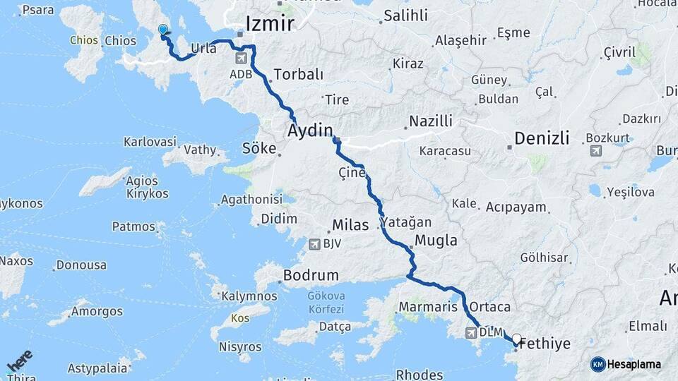 Balıklıova Foça Arası Kaç Km - Yol Tarifi