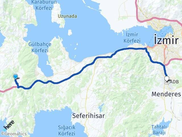Birgi Adnan Menderes Havalimanı Arası Kaç Km - Yol Tarifi