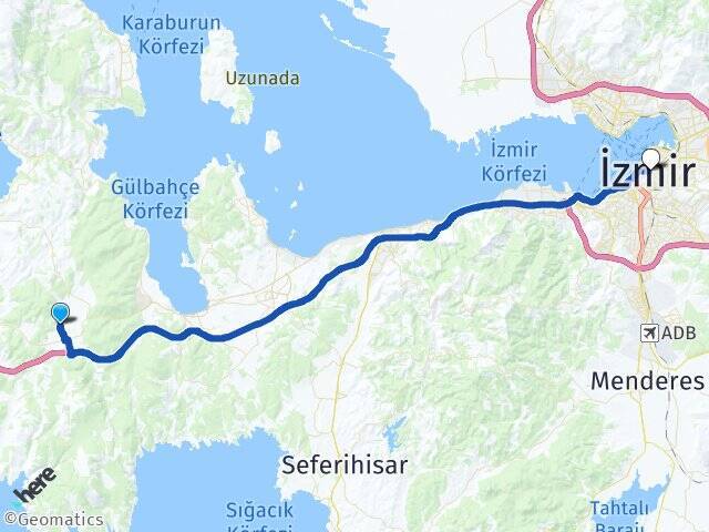Birgi Basmane Tren Garı Arası Kaç Km - Yol Tarifi