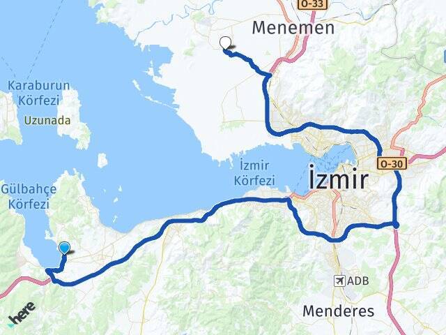 Torasan Bakırçay Üniversitesi Arası Kaç Km - Yol Tarifi