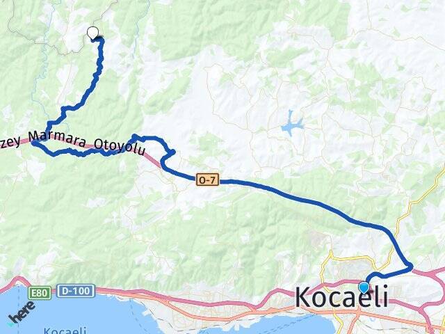 İzmit Otogarı Ahatlı Arası Kaç Km - Yol Tarifi