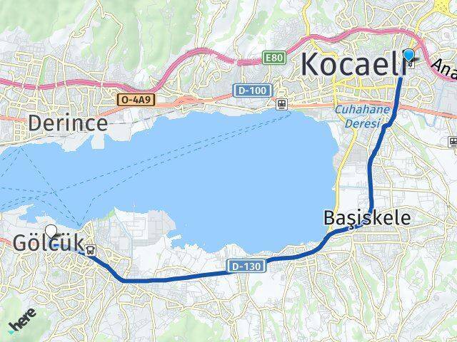 İzmit Otogarı Gölcük Arası Kaç Km - Yol Tarifi
