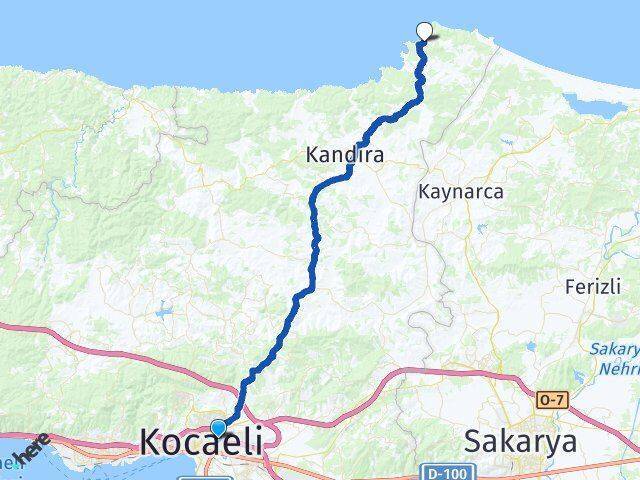 İzmit Otogarı Kandıra Arası Kaç Km - Yol Tarifi