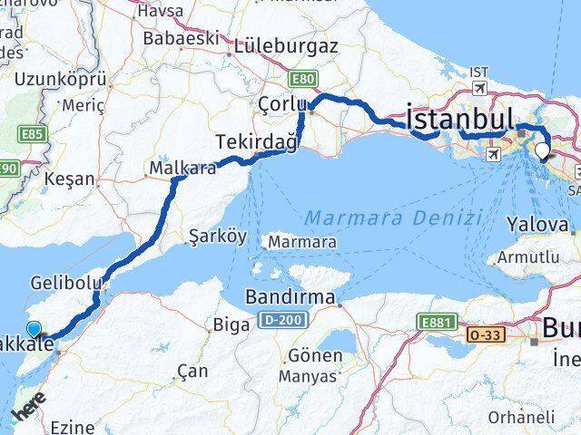 Kabatepe Feribot Terminali Bostancı Arası Kaç Km - Yol Tarifi