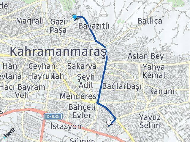 Pınarbaşı Mehmet Akif Arası Kaç Km - Yol Tarifi