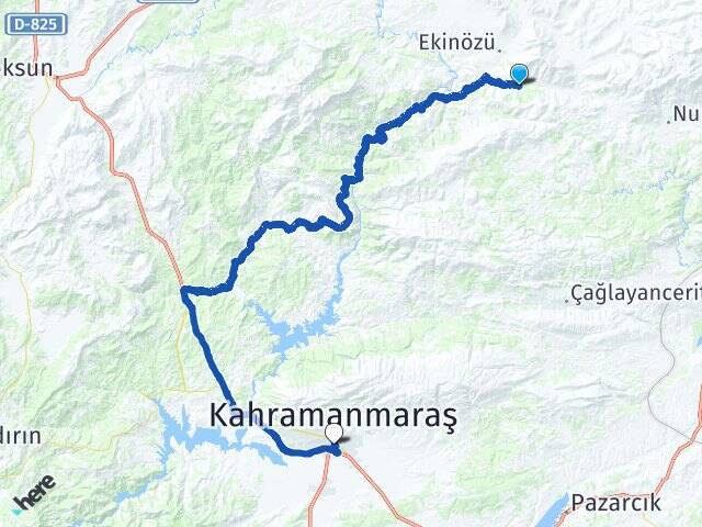 Altunyaprak K.Maraş İstiklal Üniversitesi Arası Kaç Km - Yol Tarifi