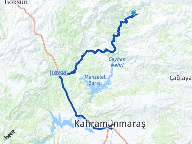 Kürtül K.Maraş İstiklal Üniversitesi Arası Kaç Km - Yol Tarifi