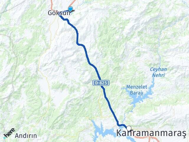 Yantepe K.Maraş Sütçü İmam Üniversitesi Arası Kaç Km - Yol Tarifi