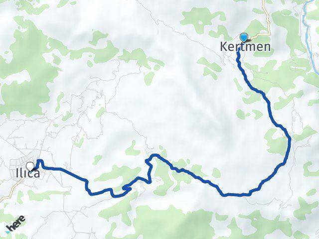 Kertmen Ilıca Arası Kaç Km - Yol Tarifi