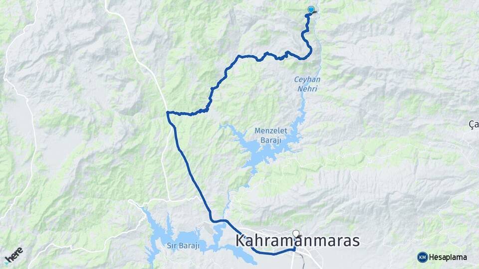 Sarıgüzel Kahramanmaraş Arası Kaç Km - Yol Tarifi