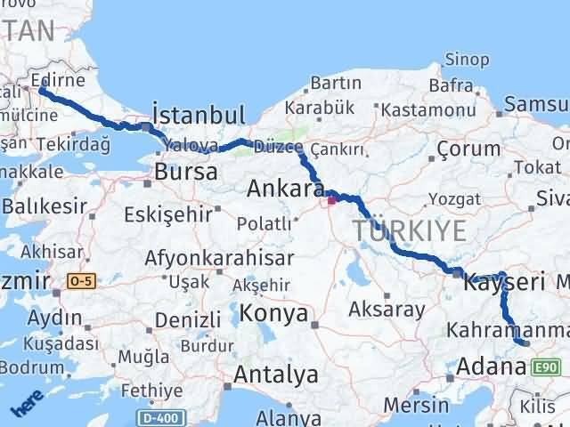 Kahramanmaraş Süloğlu Arası Kaç Km - Yol Tarifi