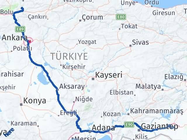 Karabük Eskipazar Şanlıurfa Arası Kaç Km - Yol Haritası