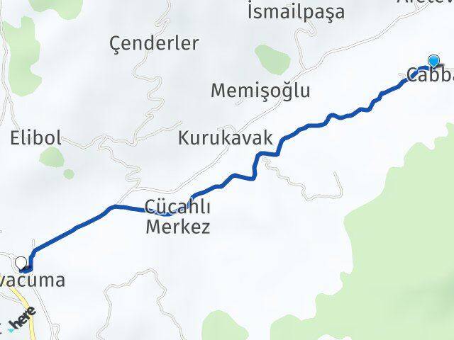 Cabbar Safranbolu Arası Kaç Km - Yol Tarifi