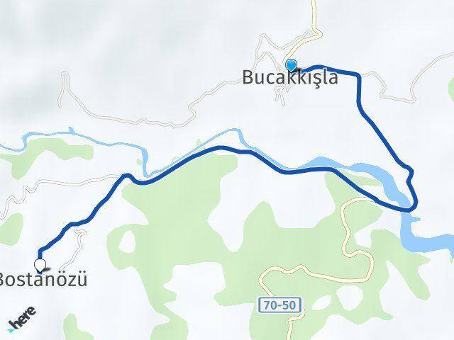 Bucakkışla Bostanözü Arası Kaç Km - Yol Tarifi