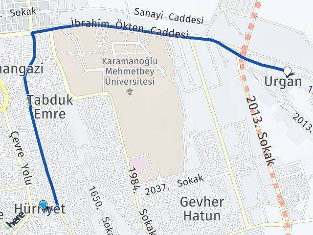 Hürriyet Urgan Arası Kaç Km - Yol Tarifi