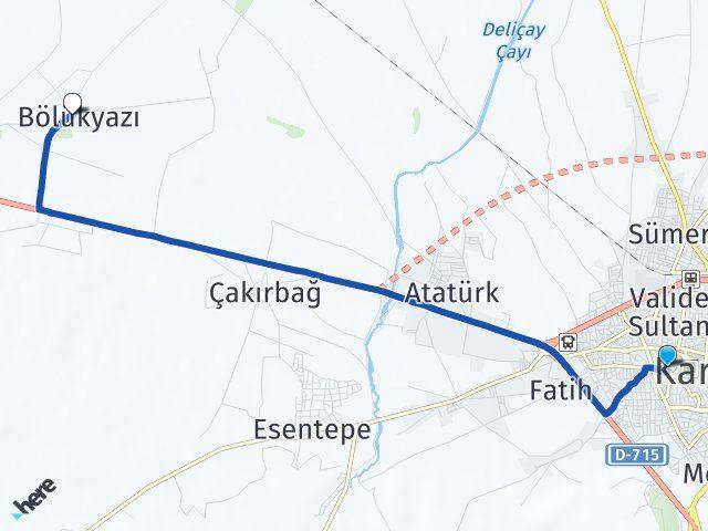 İmaret Bölükyazı Arası Kaç Km - Yol Tarifi