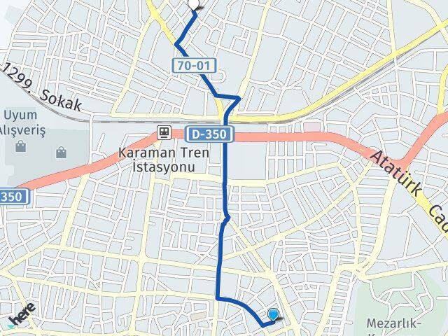Kirişçi Larende Arası Kaç Km - Yol Tarifi