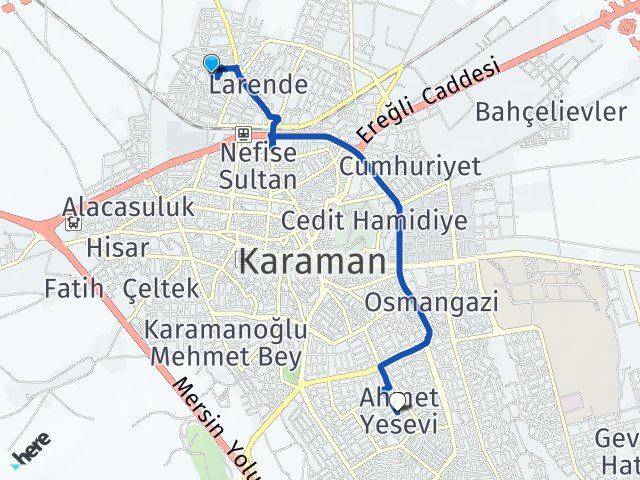 Sümer Ahmet Yesevi Arası Kaç Km - Yol Tarifi