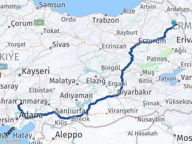 Kars Aladağ Arası Kaç Km - Yol Tarifi