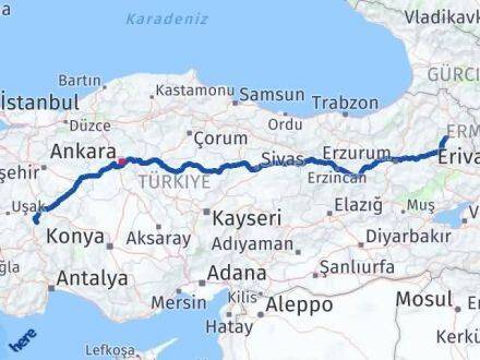 Kars Selim Afyonkarahisar Arası Kaç Km - Yol Haritası