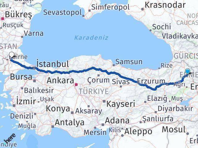 Kars Süloğlu Arası Kaç Km - Yol Tarifi