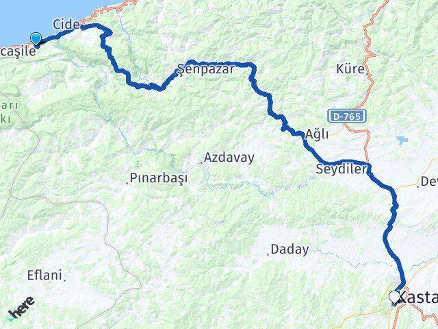 Abdulkadir Kastamonu Arası Kaç Km - Yol Tarifi